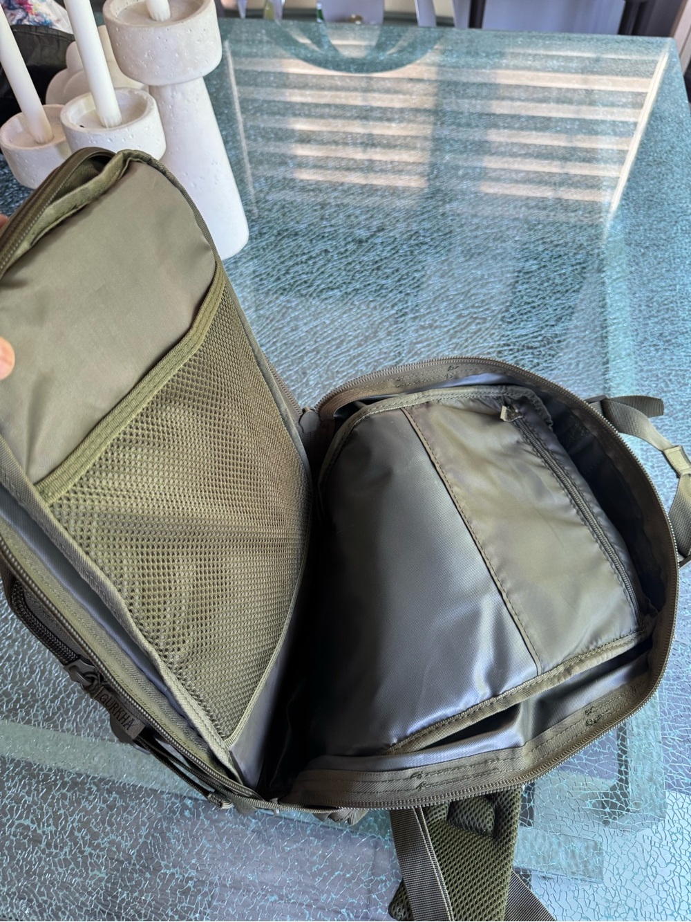 Gurkha Cigars Tactical Men's Backpack in Olive Green - Picture 6 of 9